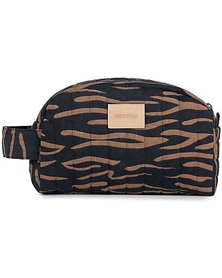 Nobodinoz Hyde Park Waterproof Vanity Case - 26x15x10 cm - Blue Waves Organize and Bags