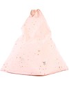 Nobodinoz Kids Bean-bag Keops, Gold Stella/Dream Pink - Cotton Pouf