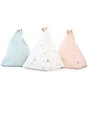 Nobodinoz Kids Bean-bag Keops, Gold Stella/Dream Pink - Cotton Pouf