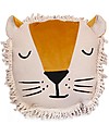 Nobodinoz Lion Cushion - 32x35 cm - Eco-friendly Cushions