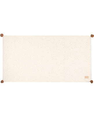 Nobodinoz Majestic Eco Floor Mattress - Honey Sweet Dots - 60x120x4 cm - Organic Cotton Padded Playmats