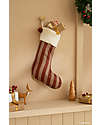 Nobodinoz Majestic Xmas Stocking - Multicolor - 30x46cm - Organic Cotton Christmas Decorations