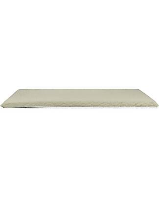 Nobodinoz Mattres Monaco - Linden Green- 100% Bio Cotton - 128 x 68 x 4cm Padded Playmats