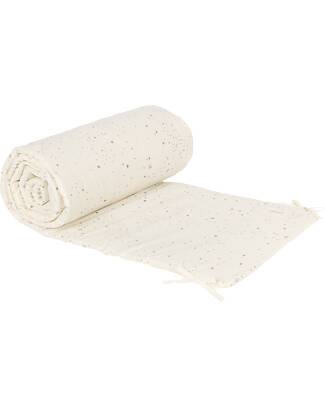 Nobodinoz Nest Cot Bumper - Natural Milky Way - Organic cotton Bumpers