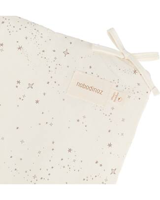 Nobodinoz Nest Cot Bumper - Natural Milky Way - Organic cotton Bumpers