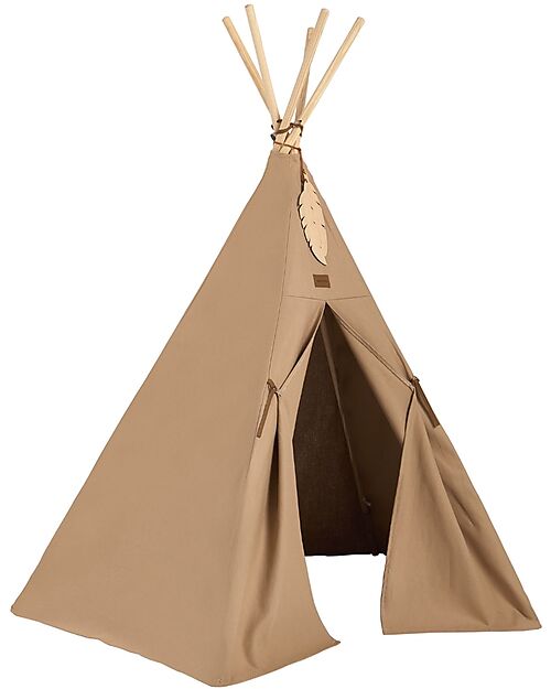 Nobodinoz Nevada Teepee - Fawn - Organic Cotton and Wood Tepees & Tents