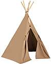 Nobodinoz Nevada Teepee - Fawn - Organic Cotton and Wood Tepees & Tents
