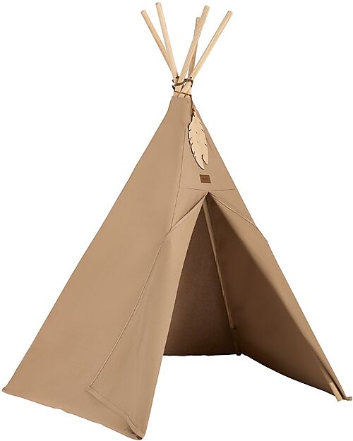 Nobodinoz Nevada Teepee - Fawn - Organic Cotton and Wood Tepees & Tents