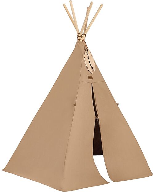 Nobodinoz Nevada Teepee - Fawn - Organic Cotton and Wood Tepees & Tents