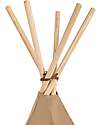 Nobodinoz Nevada Teepee - Fawn - Organic Cotton and Wood Tepees & Tents