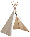 Nobodinoz Nevada Teepee - Natural - Organic cotton and wood Tepees & Tents