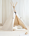 Nobodinoz Nevada Teepee - Natural - Organic cotton and wood Tepees & Tents