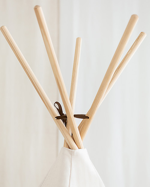 Nobodinoz Nevada Teepee - Natural - Organic cotton and wood Tepees & Tents