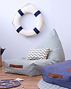 Nobodinoz Oasis Beanbag - Green Provence - Organic Cotton Pouf