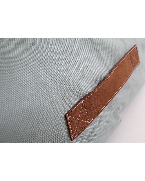 Nobodinoz Oasis Beanbag - Riviera Blue - Organic Cotton Pouf