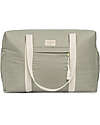 Nobodinoz Opera Waterproof Maternity Bag - Laurel Green - Organic cotton Diaper Changing Bags