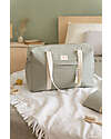 Nobodinoz Opera Waterproof Maternity Bag - Laurel Green - Organic cotton Diaper Changing Bags