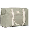 Nobodinoz Opera Waterproof Maternity Bag - Laurel Green - Organic cotton Diaper Changing Bags