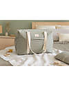 Nobodinoz Opera Waterproof Maternity Bag - Laurel Green - Organic cotton Diaper Changing Bags
