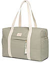 Nobodinoz Opera Waterproof Maternity Bag - Laurel Green - Organic cotton Diaper Changing Bags