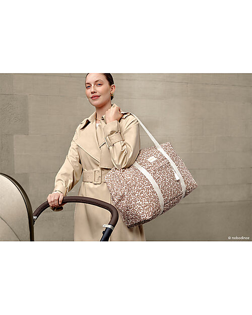 Nobodinoz Opera Waterproof Maternity Bag - Sweet Yumiko - Organic cotton Diaper Changing Bags