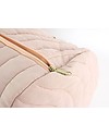 Nobodinoz Quilted Weekend Bag Los Angeles, Bloom Pink - Organic cotton Diaper Changing Bags