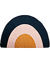 Nobodinoz Rainbow Velvet Night Blue Playmat - 105x70 cm Cushions
