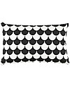 Nobodinoz Rectangular Cushion Neptune, Black Scales - 40x60 cm - 100% organic cotton Cushions