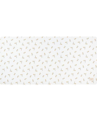Nobodinoz Saint Barth Mattress and Playmat - Flore - 120x60x4 cm - Organic Cotton Padded Playmats