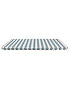 Nobodinoz Saint Tropez Mattress and Playmat, Blue Scales - 120x60x4 cm - Organic cotton Playmats