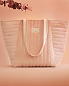 Nobodinoz Savanna Maternity Bag, Bloom Pink - Eco-Velvet Diaper Changing Bags
