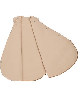 Nobodinoz Snowy Warm Sleeping Bag 0-6Months - TOG 3.5 - Willow Dune - Oeko-Tex Organic Cotton Sleeping Bags