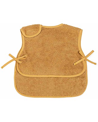 Nobodinoz So Cute Apron/Bib - Caramel - Organic Cotton Waterproof Bibs