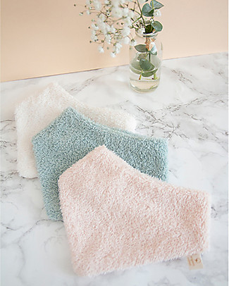 Nobodinoz So Cute Newborn Bandana, Pink - Organic Cotton Bandana Bibs