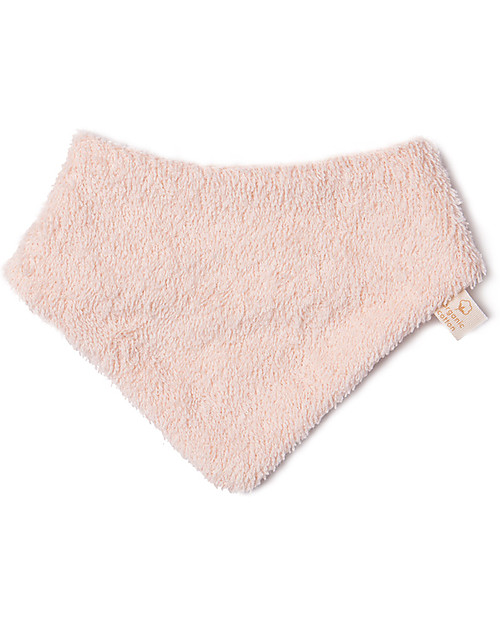Nobodinoz So Cute Newborn Bandana, Pink - Organic Cotton Bandana Bibs