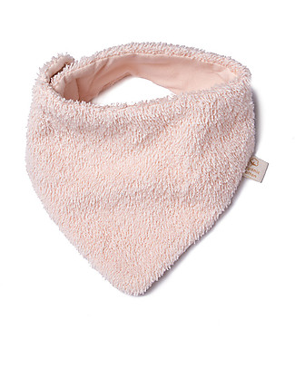 Nobodinoz So Cute Newborn Bandana, Pink - Organic Cotton Bandana Bibs