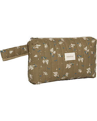 Nobodinoz Stories Toiletry Case - Brown Lilac Makeup Bags and Pouches