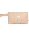 Nobodinoz Stories Toiletry Case - Willow Dune - 100% Organic Cotton Makeup Bags and Pouches