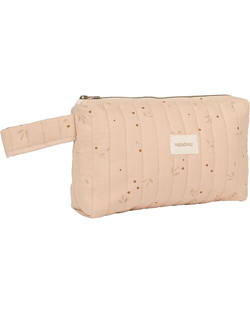 Nobodinoz Stories Toiletry Case - Willow Dune - 100% Organic Cotton Makeup Bags and Pouches