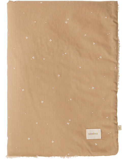 Nobodinoz Stories Winter New Born Blanket - Blush Little Cherries - 70x100 - Organic Cotton Blanket