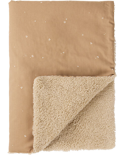 Nobodinoz Stories Winter New Born Blanket - Blush Little Cherries - 70x100 - Organic Cotton Blanket