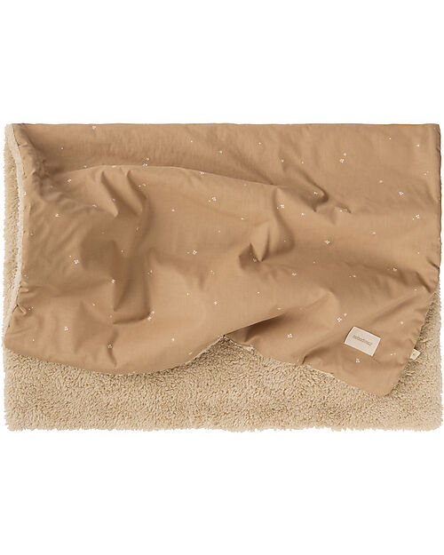 Nobodinoz Stories Winter New Born Blanket - Blush Little Cherries - 70x100 - Organic Cotton Blanket