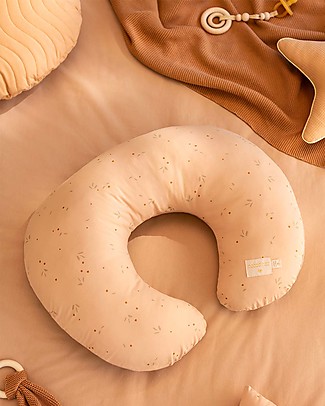 Nobodinoz Sunrise Breastfeeding Pillow - Willow Dune - 50x60 cm - Organic Cotton Organic Cotton