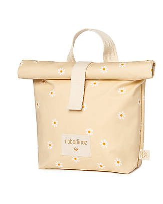 Nobodinoz Sunshine Eco Lunch Bag - Daises - Organic cotton Food Containers
