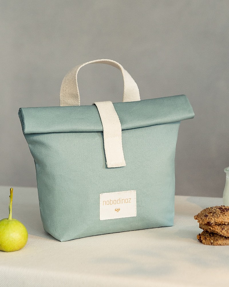 Nobodinoz Sunshine Eco Lunch Bag Eden Green Organic cotton unisex