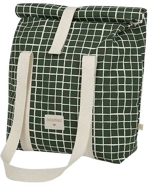 Nobodinoz Sunshine Family Cooler Bag - Mosaic - Organic Cotton Thermal Containers