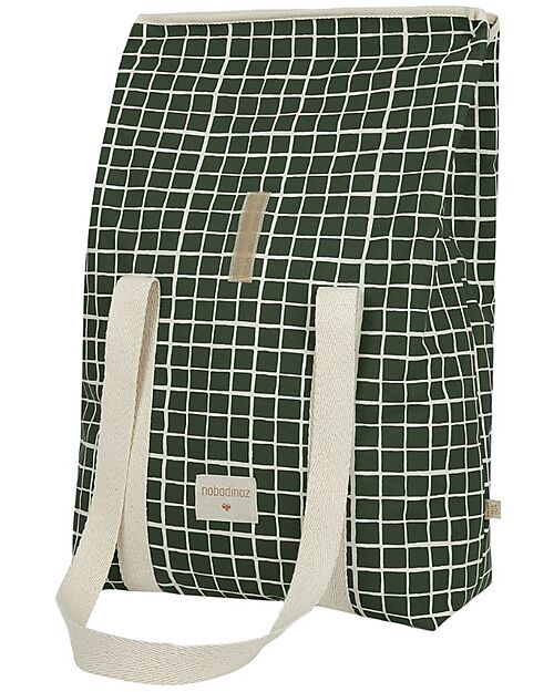 Nobodinoz Sunshine Family Cooler Bag - Mosaic - Organic Cotton Thermal Containers