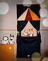 Nobodinoz Velvet Theatre, Night Blue - 72 x 163 cm Puppets