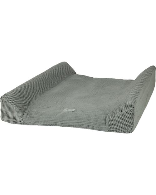 Nobodinoz Wabi Sabi Changing Mat & Cover - Azure - 70x50x10 cm - Organic cotton	 Changing Tables