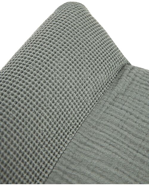 Nobodinoz Wabi Sabi Changing Mat & Cover - Azure - 70x50x10 cm - Organic cotton	 Changing Tables